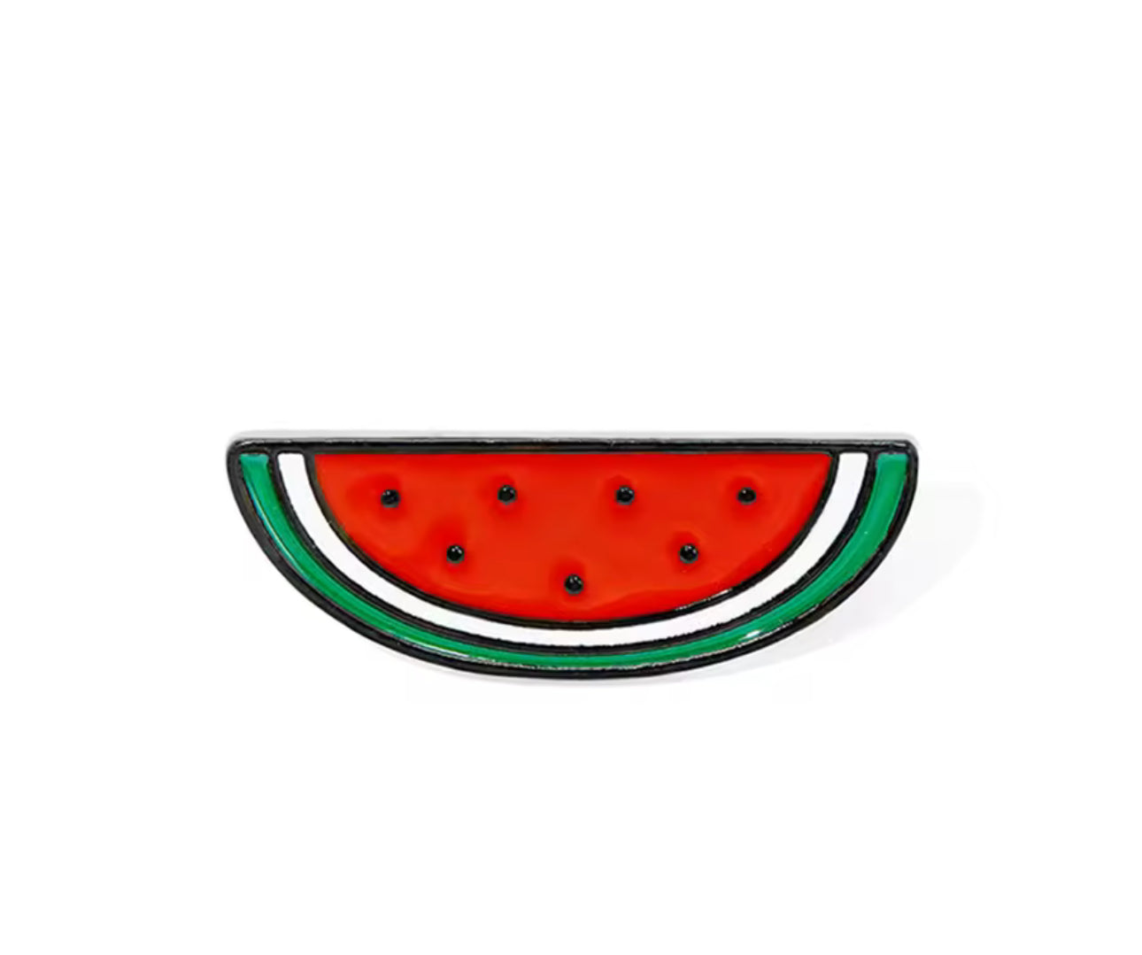 Vannmelon-pin i rødt og grønt