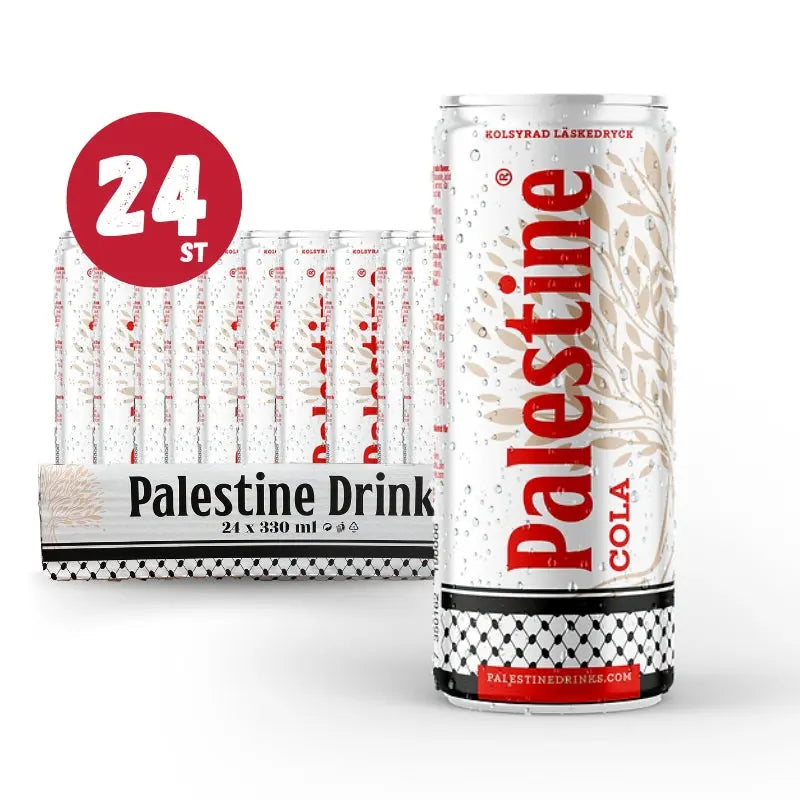 Palestine Cola Brett kullsyreholdig brus i boks
